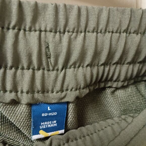 Old Navy Mens Joggers Size Large Heritage Green Pull On Pockets Drawstring - Picture 4 of 4